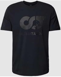 ALPHATAURI - T-Shirt mit Label-Print Modell 'JERO' - Lyst