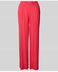 Ichi - Straight Leg Stoffhose mit elastischem Bund Modell 'MARRAKECH' - Lyst