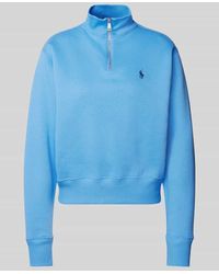 Polo Ralph Lauren - Sweatshirt mit Stehkragen und Reißverschluss - Lyst
