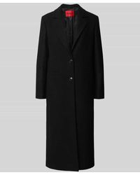 HUGO - Comfort Fit Wollmantel mit 2-Knopf-Verschluss Modell 'MOJENI' - Lyst
