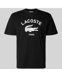 Lacoste - Regular Fit T-Shirt aus reiner Baumwolle - Lyst