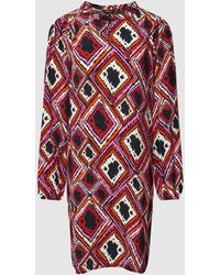 MORE&MORE - Kleid aus Viskose mit Allover Muster - Lyst