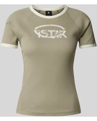 G-Star RAW - T-Shirt mit Label-Print Modell 'Army Ringer' - Lyst