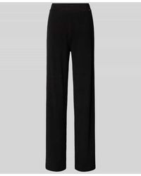 Guess - Wide Leg Stoffhose mit Label-Applikation Modell 'ELSA' - Lyst