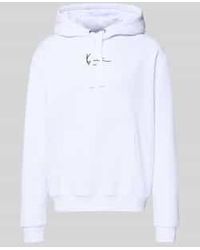 Karlkani - Regular Fit Hoodie Met Logostitching, Model 'Signature' - Lyst
