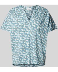 Marc O' Polo - T-Shirt mit Tunikakragen - Lyst