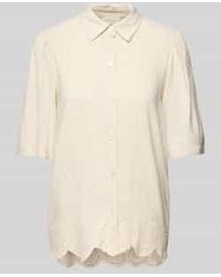 Freequent - Regular Fit Blouse Met Broderie Anglaise, Model 'Linus' - Lyst