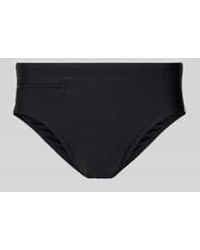 Schiesser - Slim Fit Zwembroek Met Ritszak - Lyst