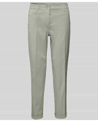 Cambio - Slim Fit Hose mit verkürztem Schnitt Modell 'STELLA' - Lyst