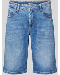 M·a·c - Regular Fit Jeansshorts im 5-Pocket-Design - Lyst