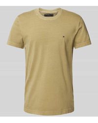 Tommy Hilfiger - Slim Fit T-Shirt mit Logo-Stitching Modell 'GARMENT' - Lyst