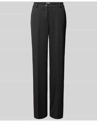 Cambio - Wide Fit Stoffhose mit Viskose-Woll-Anteil Modell 'California' - Lyst