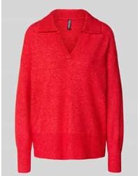 Pieces - Regular Fit Gebreide Pullover Met Wol, Model 'Malou' - Lyst