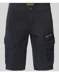 PME LEGEND - Slim Fit Cargoshorts mit Label-Print Modell 'NORDROP' - Lyst