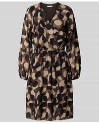 ZABAIONE - Kleid aus Viskose-Mix mit V-Ausschnitt Modell 'Yasmin' - Lyst