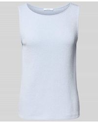 Opus - Stricktop mit Rundhalsausschnitt Modell 'Ilonki' - Lyst