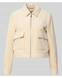 Comma, - Blazer mit Reißverschluss und Pattentaschen - Lyst