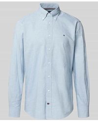 Tommy Hilfiger - Regular Fit Businesshemd aus reiner Baumwolle - Lyst