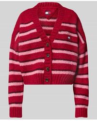Tommy Hilfiger - Oversized Strickjacke mit Alpaka-Anteil - Lyst