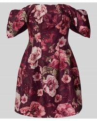 Forever New - Tailliertes Cocktailkleid aus Lyocell-Mix mit Leinen-Anteil Modell 'Jacquie' - Lyst