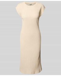 Tom Tailor - Knielanges Kleid in Crinkle-Optik - Lyst