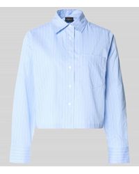 S.oliver - Boxy Fit Hemdbluse aus Baumwoll-Mix - Lyst