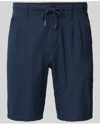 Only & Sons - Regular Fit Shorts mit Strukturmuster Modell 'LEO LIFE' - Lyst