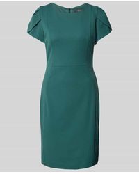 Vera Mont - Knielanges Cocktailkleid Mit Rundhalsausschnitt - Lyst