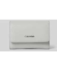 Calvin Klein - Portemonnee Met Labelapplicatie - Lyst