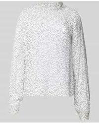 Stefanel - Blouseshirt Met Strikdetail - Lyst