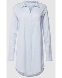 Hanro - Nachthemd Met Effen Design En Knoopsluiting - Lyst