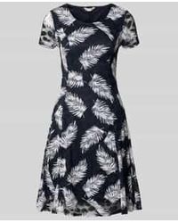 Apricot - Knie-Lange Jurk Met Ronde Hals - Lyst