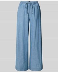 Stefanel - Stoffhose mit elastischem Bund - Lyst