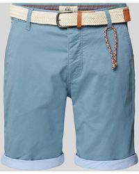 Redefined Rebel - Regular Fit Shorts mit Gürtel - Lyst