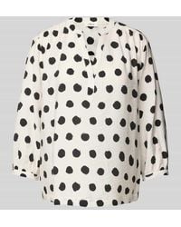 S.oliver - Regular Fit Blusentop aus Viskose-Mix - Lyst