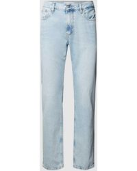 Calvin Klein - Straight Leg Jeans Met Steekzakken - Lyst
