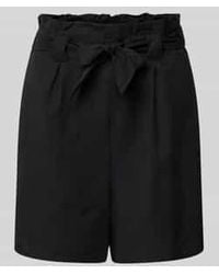 Tom Tailor - Regular Fit Korte Broek Met Strikceintuur - Lyst