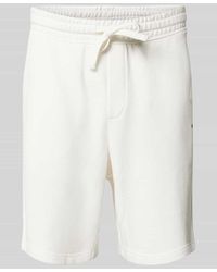 HUGO - Sweatshorts mit Label-Print Modell 'Nomario' - Lyst