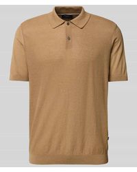 Maerz - Poloshirt mit gerippten Abschlüssen - Lyst