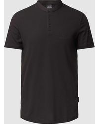 Armani Exchange - T-Shirt mit Stehkragen - Lyst