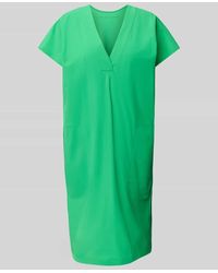 RAFFAELLO ROSSI - Knielanges Kleid mit V-Ausschnitt Modell 'JOYCE' - Lyst