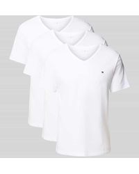 Tommy Hilfiger - T-Shirt Set aus reiner Baumwolle im 3er-Pack - Lyst