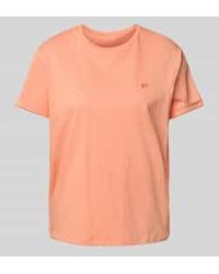 Opus - T-shirt Met Ronde Hals - Lyst