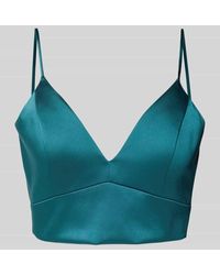 Jake*s - Slim Fit Blusentop mit V-Ausschnitt - Lyst