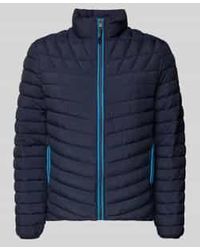 Napapijri - Regular Fit Gewatteerd Jack Met Gevoerde Opstaande Kraag, Model 'Lapaz' - Lyst