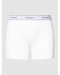 Carhartt WIP Trunks mit Logo-Stitching im 2er-Pack - Weiß
