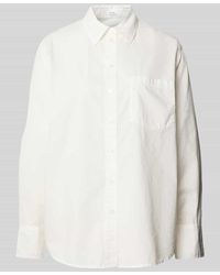 Opus - Hemdbluse mit aufgesetzter Brusttasche Modell 'Futani' - Lyst