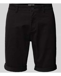 Tom Tailor - Slim Fit Chino-Shorts in unifarbenem Design - Lyst
