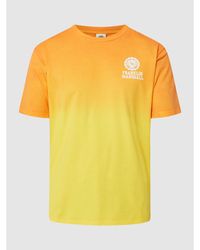 Franklin & Marshall T-Shirt mit Farbverlauf - Gelb