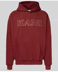 Karlkani - Regular Fit Hoodie Met Logostitching, Model 'Retro' - Lyst